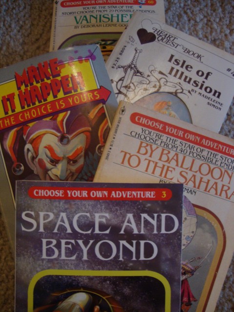 CYOA books people have given me.